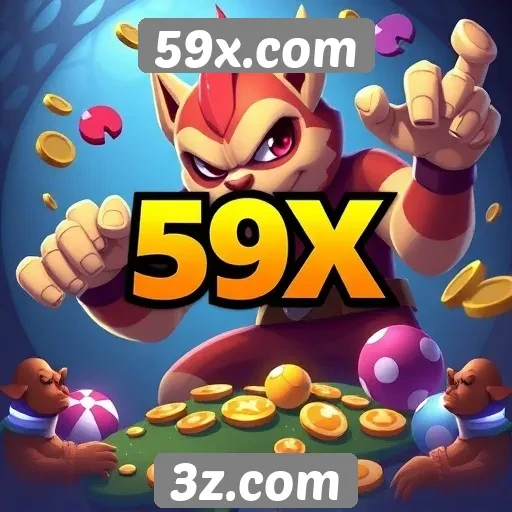 Recursos exclusivos do site de jogos 59x.com